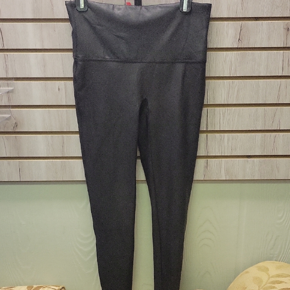 SPANX Dark Gray High-Waist Leggings